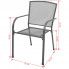 Wymiary zestawu metalowych krzeseł ogrodowych Sella