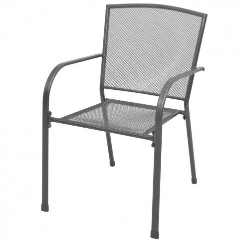 Metalowe krzesło ogrodowe Sella
