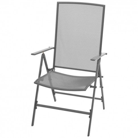 Metalowe krzesło ogrodowe Skyler
