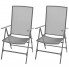 Zestaw metalowych krzeseł ogrodowych Skyler