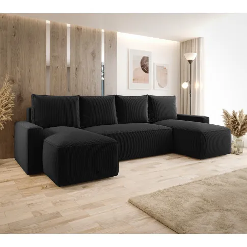 Wizualizacja wnętrza z czarnym narożnikiem Meltix 4X