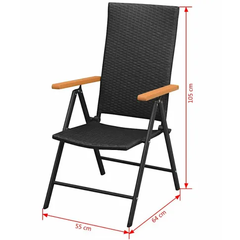 Erave eleganckie krzesło ogrodowe