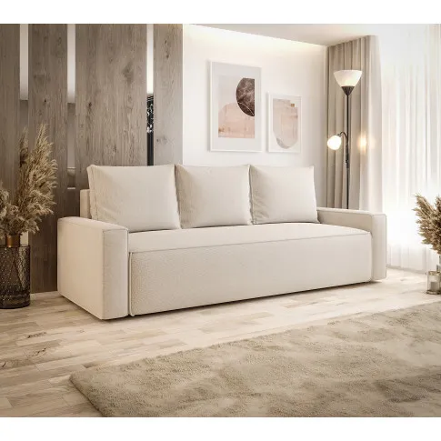 Wizualizacja wnętrza z beżową sofą Solaventi 3X