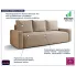 Sofa ciemnobezowa Solaventi 3X
