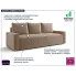Sofa sztruksowa Solaventi 3X beżowa