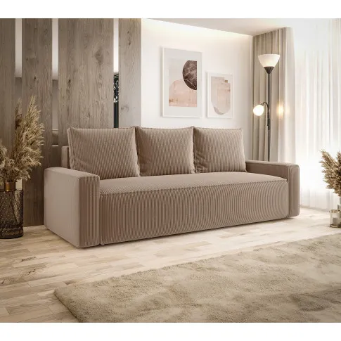 Wizualizacja wnętrza z beżową sofa Solaventi 4X