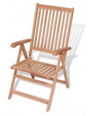 Drewniane krzesło ogrodowe - Onder w sklepie Edinos.pl