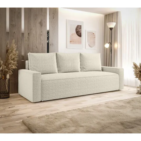 Aranżacja wnętrza z beżową sofą Solaventi 5X