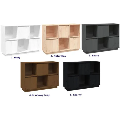 Szczegółowe zdjęcie nr 9 produktu Drewniany regał na ubrania miodowy brąz - Sorik 3X