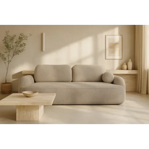 Aranżacja wnętrza z beżową sofą Lissenso