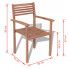 Wymiary zestawu krzeseł ogrodowych Malion 3X