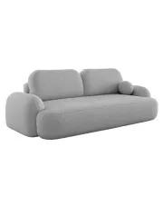 Jasnoszara sofa chmurka z funkcją spania - Lissendo w sklepie Edinos.pl