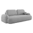 Jasnoszara sofa z pojemnikiem Lissendo