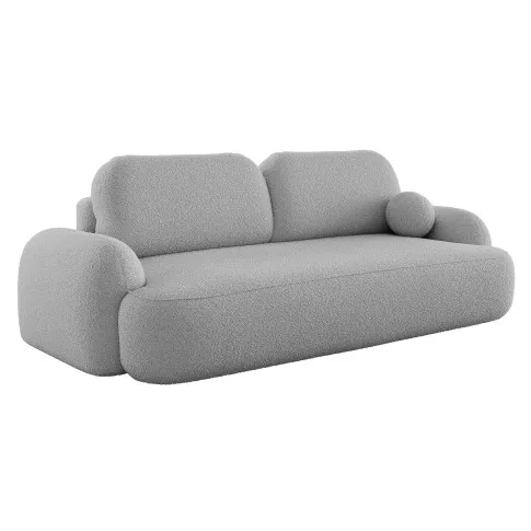Jasnoszara sofa z pojemnikiem Lissendo