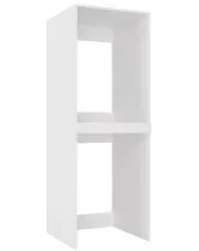 Biała szafka na pralkę i suszarkę do łazienki - Wendin w sklepie Edinos.pl