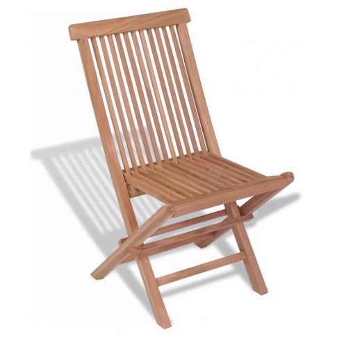 Zdjęcie drewniane składane krzesła na taras, balkon Soriano - sklep Edinos.pl
