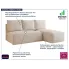 Beżowa sofa tapicerowana Merello 3X