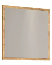 Eleganckie lustro ścienne klasyczne dąb evok - Assoni 5X w sklepie Edinos.pl