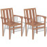 Zestaw drewnianych krzeseł ogrodowych Jayden