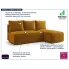 Musztardowa sofa Merello 4X