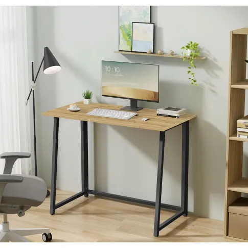 Przykładowa aranżacja z wykorzystaniem biurka Odix dąb artisan + czarny