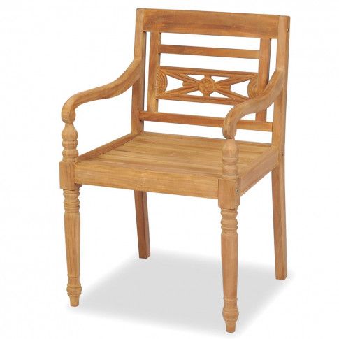 Drewniane krzesło ogrodowe Kselia