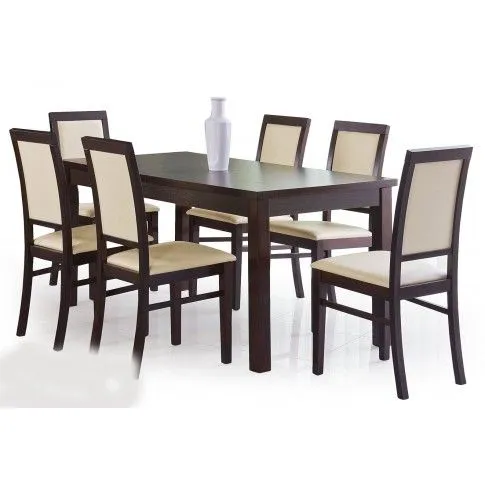 Fotografia Stół rozkładany Tefo 3X 160-200 cm - wenge z kategorii Stoły