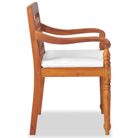 Drewniane krzesło do ogrodu Kselia 2X