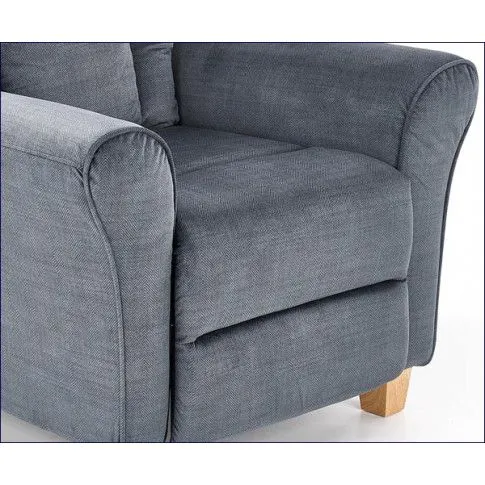 popielaty fotel rozkladany ervin ramka