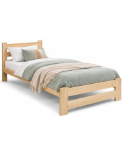 Drewniane łóżko jednoosobowe dla seniora 90x200 - Berti 3X w sklepie Edinos.pl