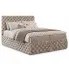 Beżowe pikowane łóżko kontynentalne 5 rozmiarów Veltorio