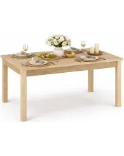 Prostokątny stół rozkładany ryflowany dąb artisan - Fienna 8X w sklepie Edinos.pl