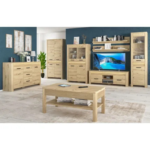 Salon nowoczesny z wykorzystaniem mebli z kolekcji Fienna