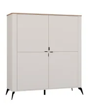 Duża komoda kaszmirowa na nóżkach - Sodo 3X w sklepie Edinos.pl