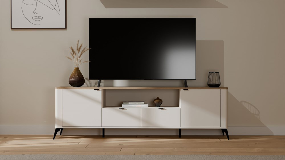 wizualizacja szafki pod telewiozr