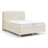 Kremowe łóżko kontynentalne 5 rozmiarów - Savellia