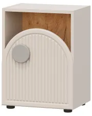 Kaszmirowa szafka modułowa ryflowana dla dzieci - Alio 8X w sklepie Edinos.pl