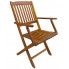 Szczegółowe zdjęcie nr 4 produktu Drewniane krzesła ogrodowe Tony 2 szt