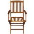 Szczegółowe zdjęcie nr 6 produktu Drewniane krzesła ogrodowe Tony 2 szt