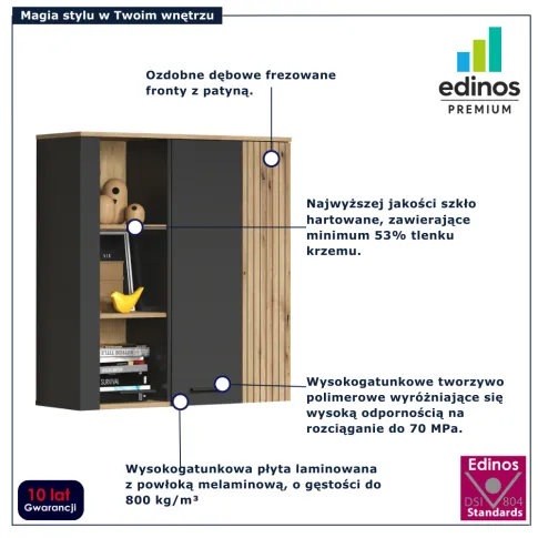 Witryna wisząca do jadalni Assoni 17X