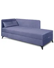 Niebieski tapczan z pojemnikiem - Finito w sklepie Edinos.pl