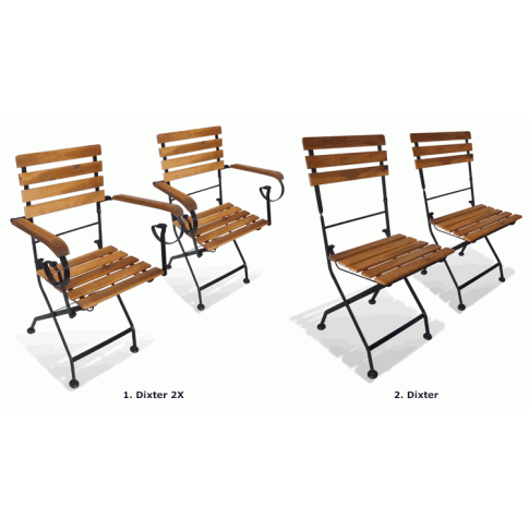 Szczegółowe zdjęcie nr 11 produktu Składane krzesła tarasowe Etna 2X - 2 szt.