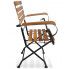 Zdjęcie składane drewniane krzesła tarasowe Dixter 2X. - sklep Edinos.pl