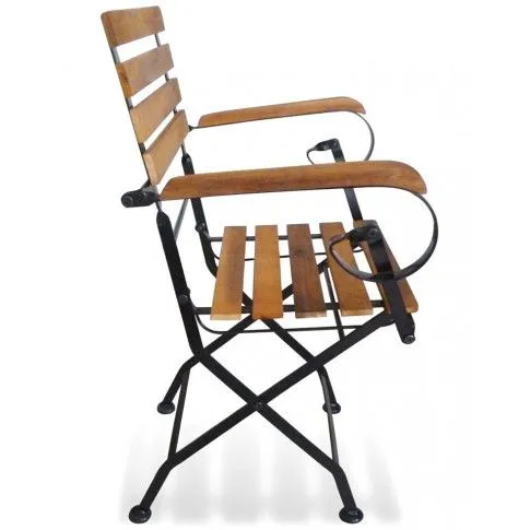 Zdjęcie składane drewniane krzesła tarasowe Etna 2X. | Edinos.pl