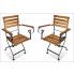 Szczegółowe zdjęcie nr 6 produktu Składane krzesła tarasowe Dixter 2X - 2 szt.
