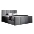 Ciemnoszare łóżko kontynentalne Meravino