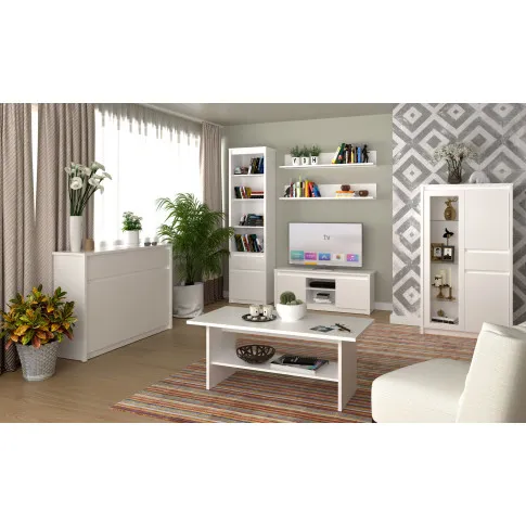 Salon skandynawski z wykorzystaniem mebli z kolekcji Sierra