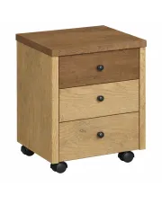 Kontenerek loft z szufladami dąb cremona + dąb lefkas - Sevisso 3X w sklepie Edinos.pl