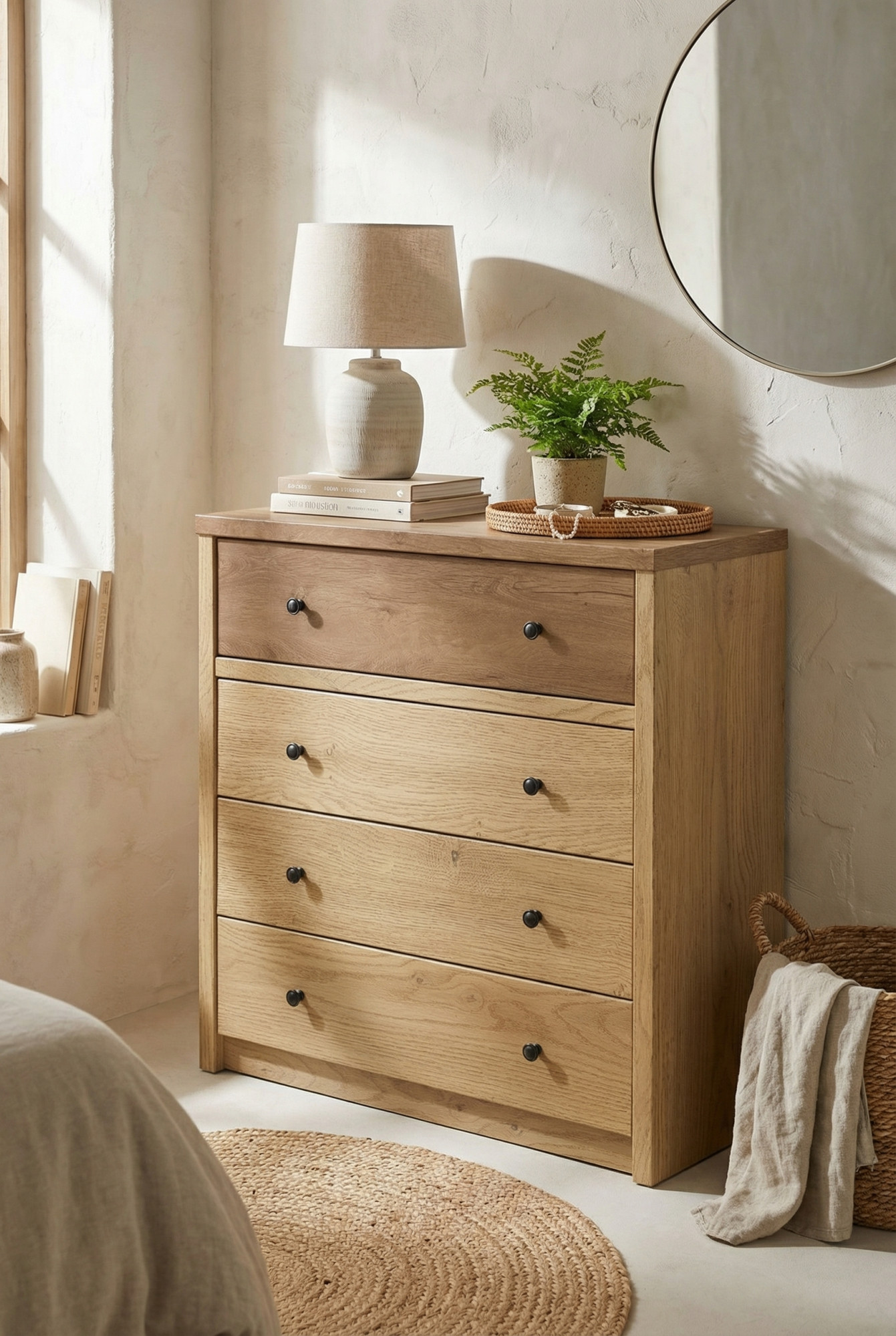 Przykładowa aranżacja z wykorzystaniem komody z 4 szufladami Sevisso 4X