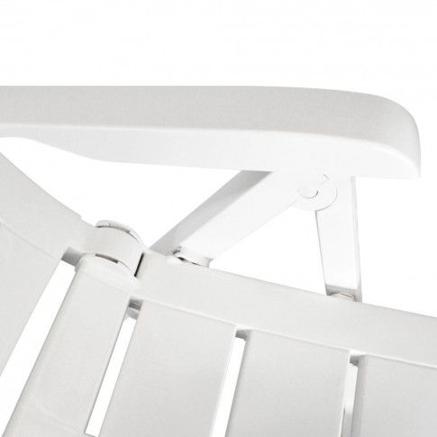Siedzisko białego krzesła ogrodowego Elexio 2Q